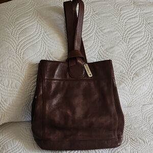 Ellington Dark Brown Leather Backpack with Classic Design